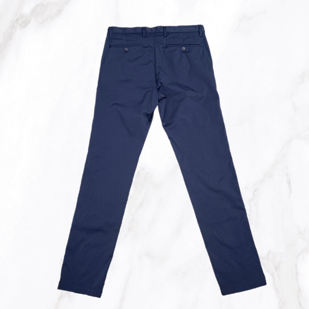 Theory Men's Navy Zaine Ascend Tech Nylon Dress Pants, Size 31 - Picture 3 of 9